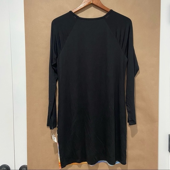 Trina Trunk Montecito Long Sleeve Bodycon Dress Size Large - Picture 3 of 5